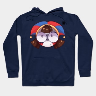 Cute Anxious Pomni Icon Hoodie